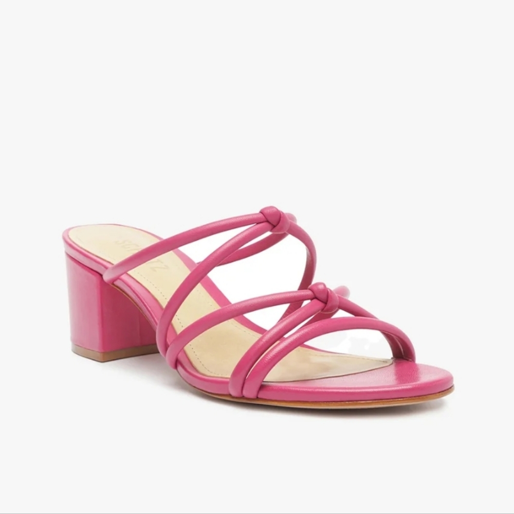 Womens pink sandal slides